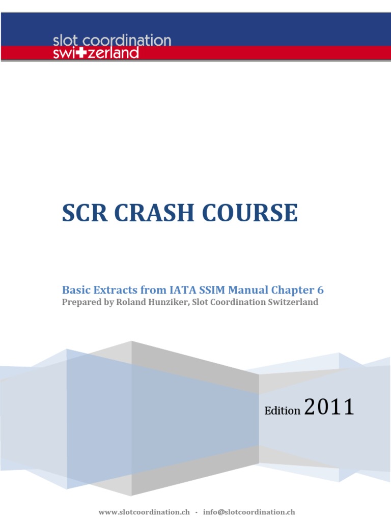 SCR Crash Course: IATA SSIM Chapter 6 | PDF | Email | Airport