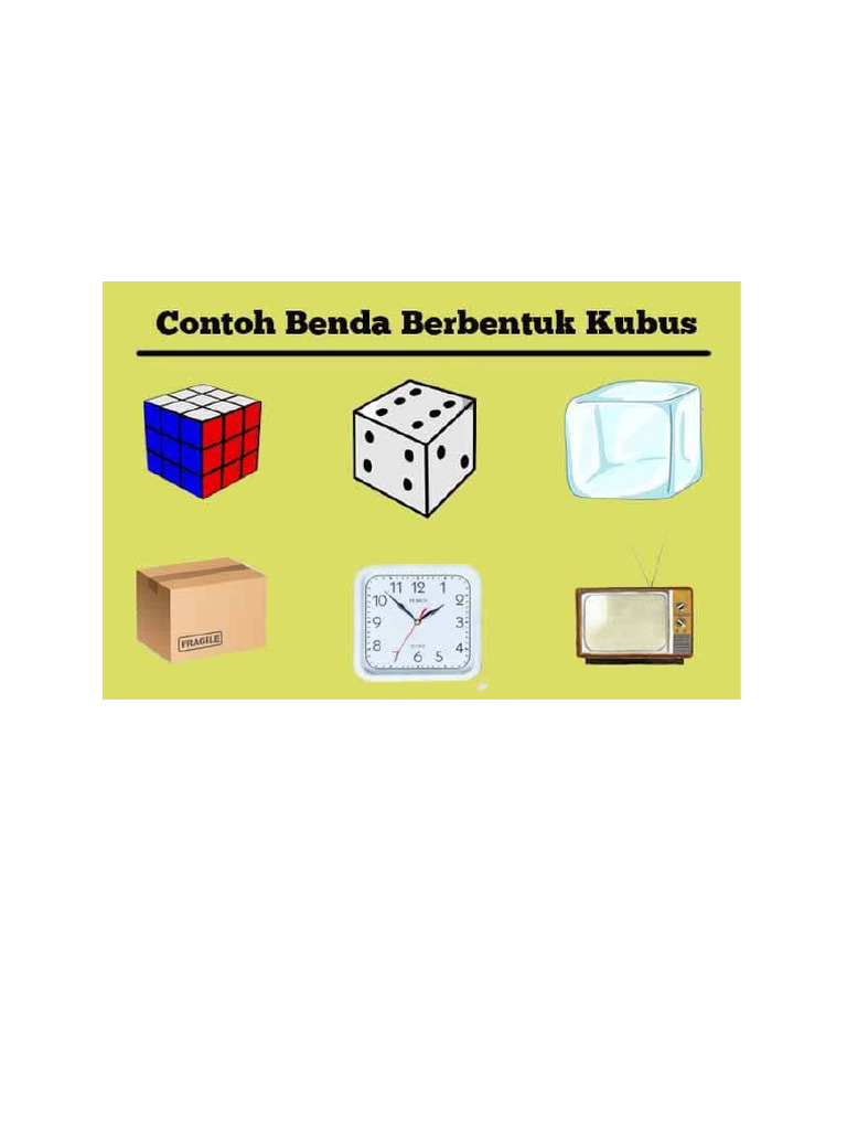 Contoh Benda Berbentuk Prisma Segi Empat | PDF