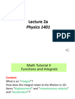 Microsoft PowerPoint - Physics 1401 Lecture 2