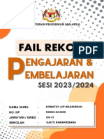 Fail Rekod Mengajar Sesi 2023-2024