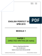 English Perfect Score spm2015