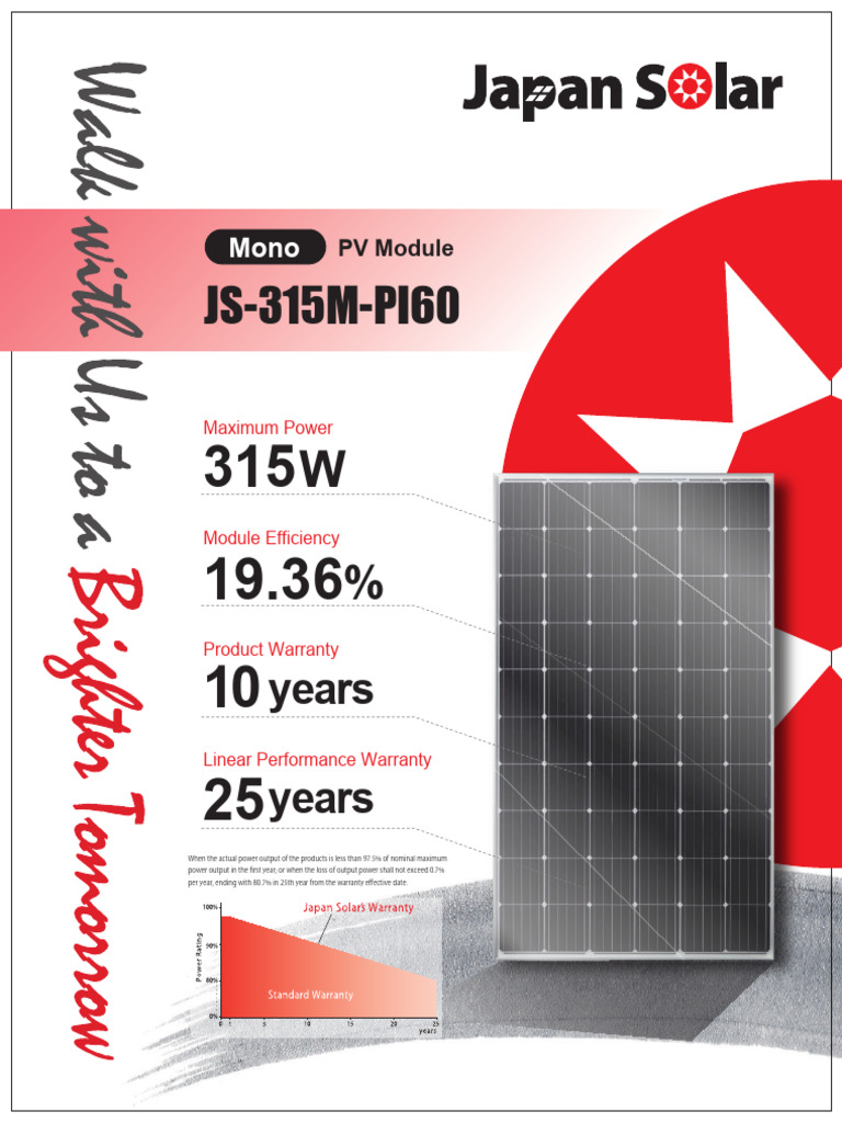 JS 315M PI60 Download Brochure PDF Electronics Physical Quantities