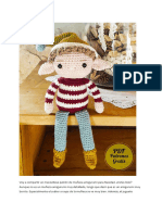 Elfo Navidad Muneca PDF Amigurumi Patron Gratis