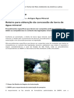 08 Roteiro - para - Obtencao - Da - Concessao - de - Lavra - de - Agua - Mineral - HTML