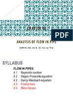 Chapter 4.2 - Analysis of Flow in Pipe