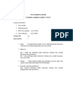 Tugas Biostatistik "Uji Beda Paired Sample T Test"