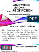 Lesson 9 Genre of Fiction