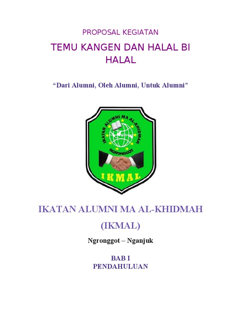 Contoh Proposal Kegiatan Reuni