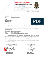 Surat Dispen BP2S DCP Palembang