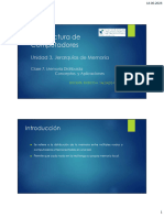 07 - PPT - U3 - Memoria Distribuida - Arquitectura de Computadores - INFB8070