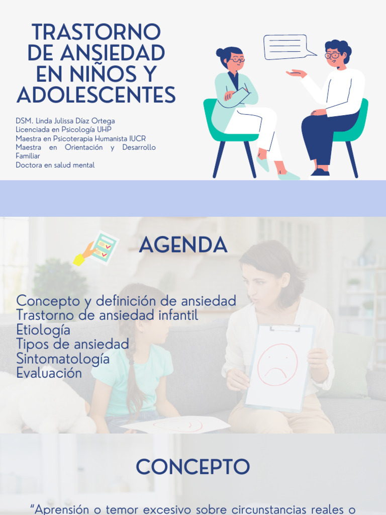 Trastorno de Ansiedad en Niños y Adolescentes | PDF | Ansiedad ...