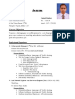 Syed Mukhaffar Abdullah Resume with Picture