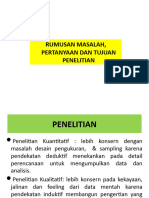 Pertemuan-2 Rumusan Masalah