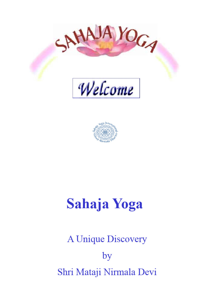 Sahaja Yoga Meditation Introduction Exhibition Pdf
