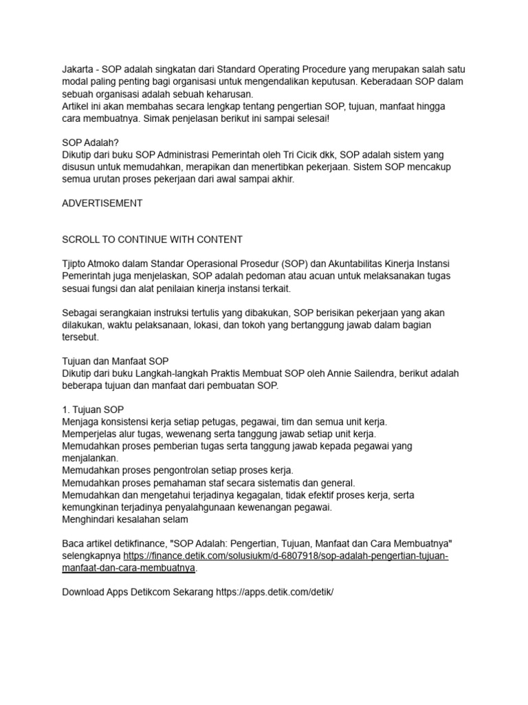 Sop 4 | PDF | Bisnis | Karier & Perkembangan