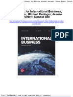 Test Bank For International Business 2nd Edition Michael Geringer Jeanne Mcnett Donald Ball