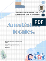 Anestésicos Locales.