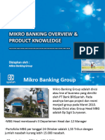 Mikro Banking Overiew & Product Knowledge