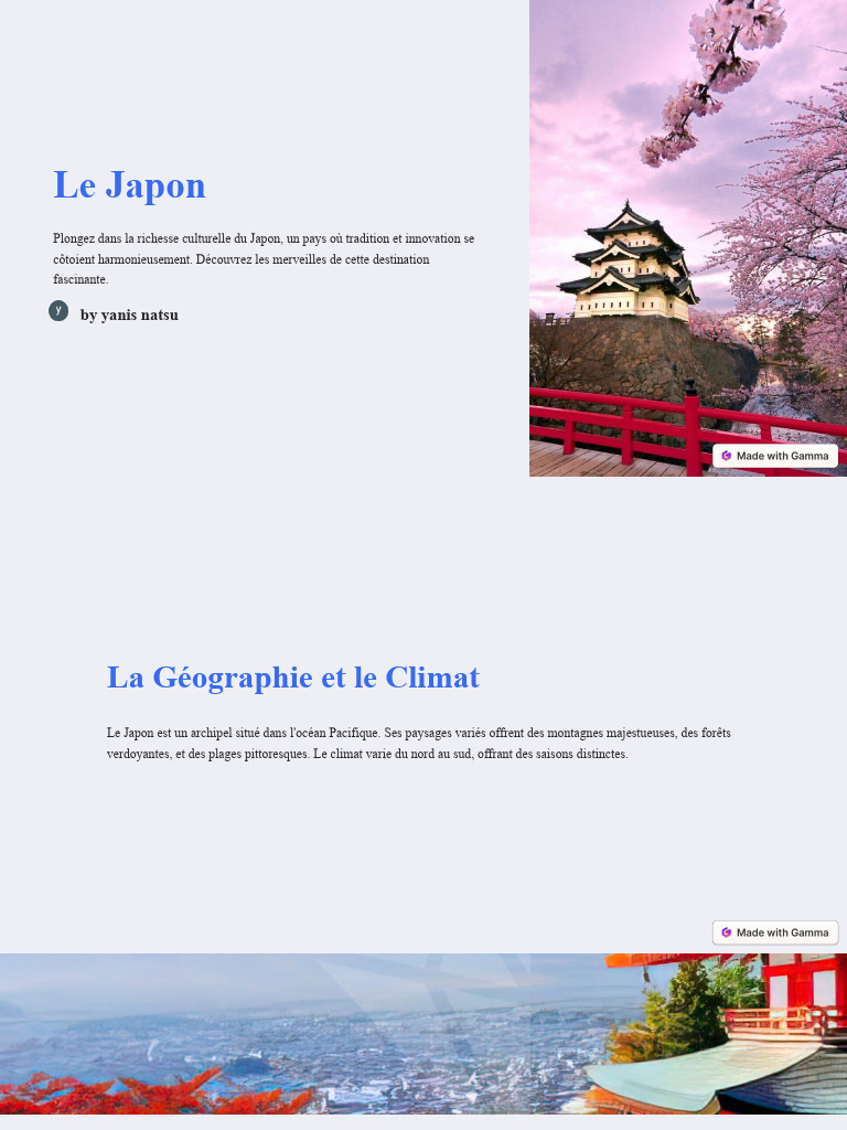 Découverte du Japon Culture et Innovation PDF — free download