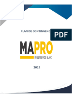 Plan de Contingencia Mapro 2019
