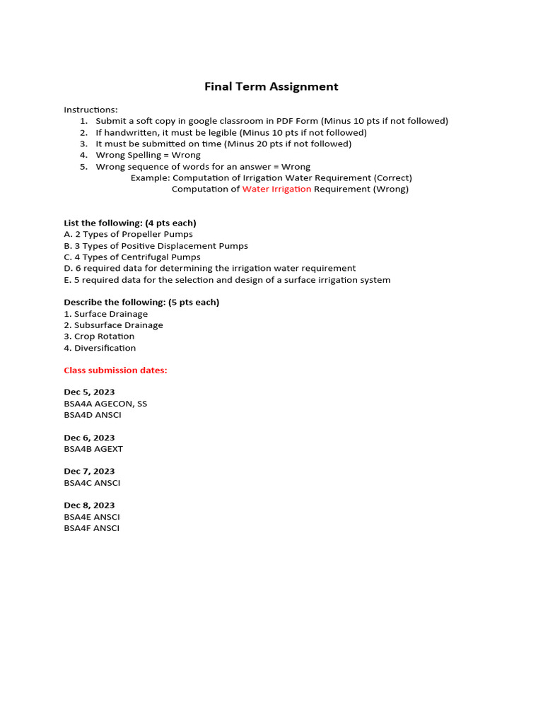 Final Term Assignment PDF