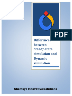 Differences Between Steady-State and Dynamic Simulation