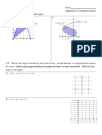 Review Day 2 Area Between The Curves