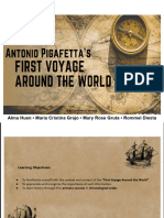 Group 4 The First Voyage Around The World by Antonio Pigafetta Reporters - Rommel G. Diesta, Alma Huen, Mary Joyce Grutas and Maria Cristina Grajo