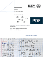 Tarea Ejercicios 2, 3, 4 Compuertas NAND y NOR