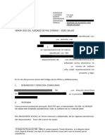 Modelo Demanda Alimentos para Menor Edad LPDerecho