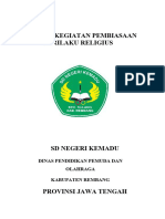 Laporan Kegiatan Pembiasaan Perilaku Religius. 2023