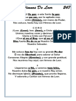 Himnos de Loor - Letra