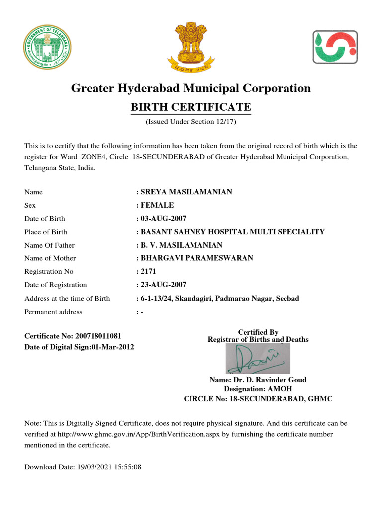 HOW TO WRITE APPLICATION FOR DOB CERTIFICATE visual data 6