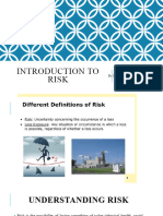 1.introduction To Risk 2