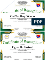Daycare Certificate