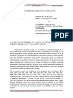 Escrito de Demanda Ejecutivo Mercantil