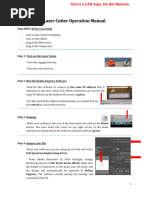 Laser Cutter Operation and File Preparation LAB