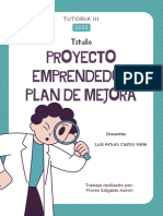 Documento A4 Proyecto Trabajo Investigación Ciencia Ilustrado Verde y Blanco