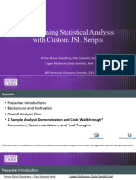 Streamlining Statistical Analysis With Custom JSL Scripts