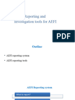 Reporting and Investigation Tools For AEFI