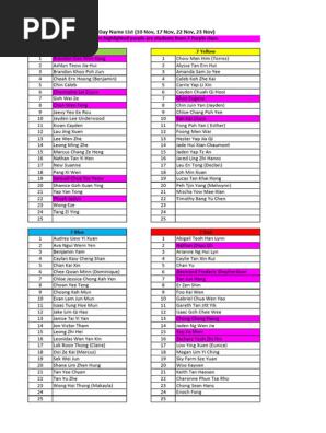 Name List