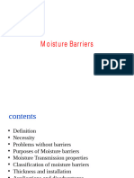 Moisture Barriers