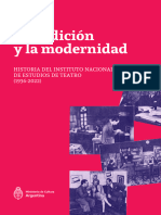 Entre La Tradición y La Modernidad. Historia Del Instituto Nacional de Estudios de Teatro (1936-2022) .