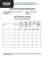 ML Lab 11 Manual - Neural Networks (Ver4)