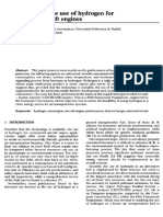 An Approach To The Use of Hydrogen For Commercial Aircraft Engines