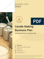 Candle Making Business Plan Example Template