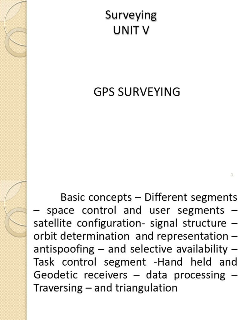 Gps Surveying | PDF | Global Positioning System | Surveying
