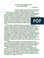 WWW - Referat.ro-O Cercetare Critica Asupra Poeziei de La 1867.docd4443