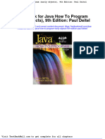 Test Bank For Java How To Program Early Objects 9th Edition Paul Deitel