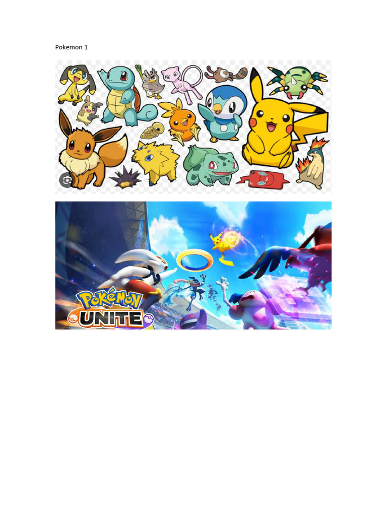 Pokemon 1 | PDF